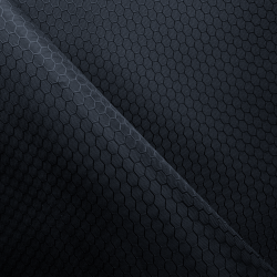 Ткань Оксфорд 300D PU Рип-Стоп СОТЫ, цвет Черный (на отрез)  в Лосино-Петровском