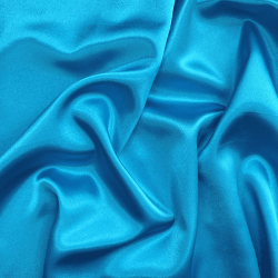 *Ткань Атлас-сатин, цвет Голубой (на отрез)  в Лосино-Петровском