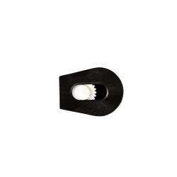 Зажим для шнура 4 мм KL цвет Чёрный + Белый (поштучно)  в Лосино-Петровском