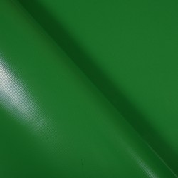 Тентовый материал ПВХ 450 гр/м2, Зелёный (Ширина 160см), на отрез  в Лосино-Петровском, 450 г/м2, 799 руб