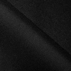 Ткань Оксфорд 600D PU, Черный (на отрез)  в Лосино-Петровском
