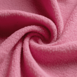 Флис Односторонний 130 гр/м2, цвет Розовый (на отрез)  в Лосино-Петровском