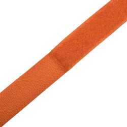 Контактная лента 25мм цвет Оранжевый (велькро-липучка, на отрез)  в Лосино-Петровском