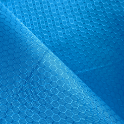 Ткань Оксфорд 300D PU Рип-Стоп СОТЫ, цвет Голубой (на отрез)  в Лосино-Петровском