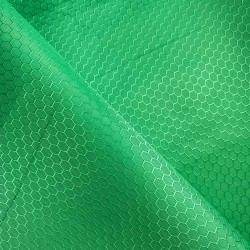 Ткань Оксфорд 300D PU Рип-Стоп СОТЫ, цвет Зелёный (на отрез)  в Лосино-Петровском