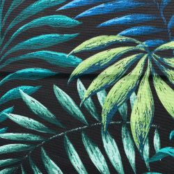 Интерьерная ткань Дак (DUCK), принт &quot;Тропические листья&quot; (на отрез)  в Лосино-Петровском