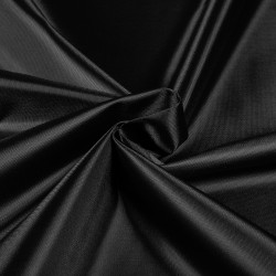 *Ткань Оксфорд 210D PU, цвет Черный (на отрез)  в Лосино-Петровском