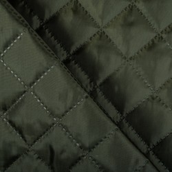 Стеганая подкладочная ткань с синтепоном (100гр/м2), цвет Хаки (на отрез)  в Лосино-Петровском